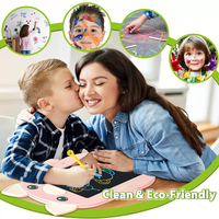 Vente en gros de mini blocs de croquis LCD en vrac de 8.5 pouces assortis de personnages mignons de la faune style bloc-notes pour les détaillants