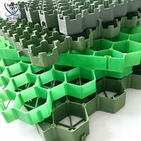 Экологичная модифицированная дренажная решетка из первичного HDPE-пластика для газона, парковок, пожарных проездов и склонов