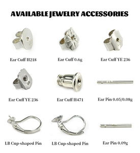Grandes boucles d'oreilles tendance en argent 925 plaqué or 18 carats pour femmes et filles avec pierres principales en cristal et <span class=keywords><strong>opale</strong></span> - Product Image 5