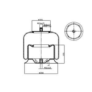 Soffietti, Sospensioni Pneumatiche Adatte per MERCEDES-BENZ 299.1.461 Molle ad Aria - Product Image 1