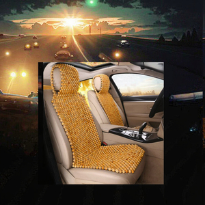 Coussin rafraîchissant <span class=keywords><strong>de</strong></span> qualité supérieure <span class=keywords><strong>de</strong></span> style sportif pour <span class=keywords><strong>siège</strong></span> <span class=keywords><strong>de</strong></span> voiture, fabriqué <span class=keywords><strong>en</strong></span> bambou et perles <span class=keywords><strong>de</strong></span> <span class=keywords><strong>bois</strong></span> - Product Image 3