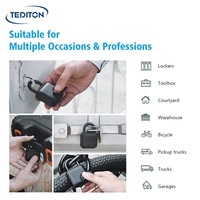 Cadenas intelligent Tediton avec application numérique, alarme, reconnaissance biométrique et verrouillage par empreinte digitale pour sacs