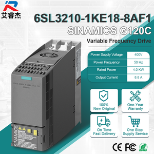 Variador de Frecuencia Original Nuevo de Fábrica 6SL3210-1KE18-8AF1 SINAMICS G120C 4kW 380-480V PROFINET VFD - Product Image 1