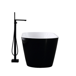 อ่างอาบน้ำอะคริลิคทรงรีตั้งอิสระ67 "สำหรับบ้านที่อยู่อาศัย - Product Image 4