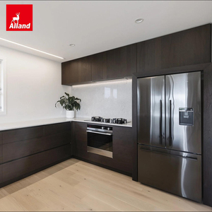 Mueble de Cocina Independiente de Melamina a <span class=keywords><strong>Precio</strong></span> Competitivo de Alland Group, <span class=keywords><strong>Armario</strong></span> de Cocina Diseñado para Cocinas Pequeñas en Ghana - Product Image 1