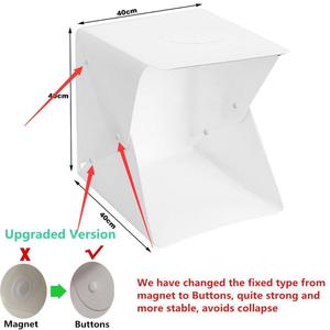 40 centimetri Pieghevole USB LED Lightbox <span class=keywords><strong>studio</strong></span> Fotografico Portatile Mini photo <span class=keywords><strong>Studio</strong></span> - Product Image 2
