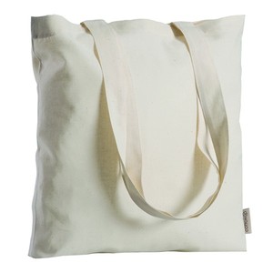 Bolsa de Compras Grande de Algodón Darla, Color Crudo, Asa Larga, para Comestibles - Product Image 1