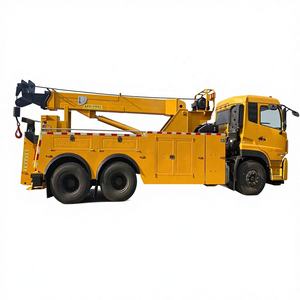 Nouveau Dongfeng 360 °   <span class=keywords><strong>Camion</strong></span> de remorquage à plateau plat 6x4 de 20 tonnes, transmission manuelle diesel pour le remorquage de véhicules et le déplacement de rotators - Product Image 1