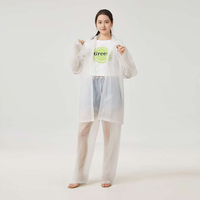 PEVA Regenmantel und Regenschutzhose Wiederverwendbares Wasserdichtes EVA-Material für Outdoor-Reisen