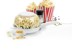 Machine à crêpe et popcorn électrique portative, fonction <span class=keywords><strong>2</strong></span> en 1, avec plaque de revêtement antiadhésive, pour usage domestique, nouveau modèle, - Product Image 3