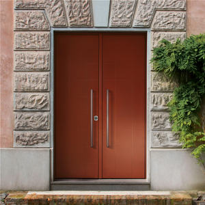 Livraison rapide Cadres de porte en <span class=keywords><strong>bois</strong></span> ignifugés Bien conçus Portes d'entrée modernes Extérieur Appartement Hôtel Meilleure vente - Product Image 4