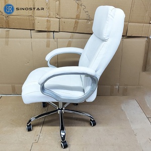 เก้าอี้หนังคลาสสิกสำหรับผู้บริหารพร้อมการสนับสนุนตามหลักสรีรศาสตร์การออกแบบร่วมสมัยสไตล์พรีเมี่ยมสำหรับผู้มีอำนาจ - Product Image 4