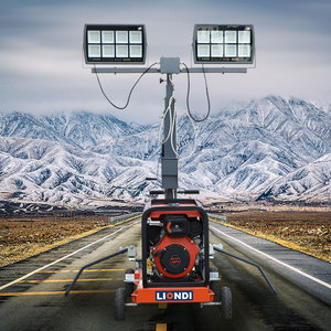 Tour d'éclairage <span class=keywords><strong>mobile</strong></span> diesel, générateur portable, travaux de construction, travaux routiers, éclairage de secours en cas d'urgence, éclairage de <span class=keywords><strong>chantier</strong></span>, éclairage de secours en cas de catastrophe - Product Image 2