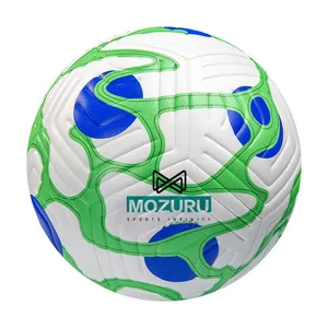 Mozuru Custom Logo profession elle PVC Pu TPU Original Pelotas de Futbol Größe 5 4 offizielle Spiel Thermal Bonding Fußball