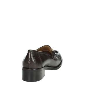 Mocassino da Donna Veni Rosetta in Pelle Marrone con Tacco 36 - Product Image 3