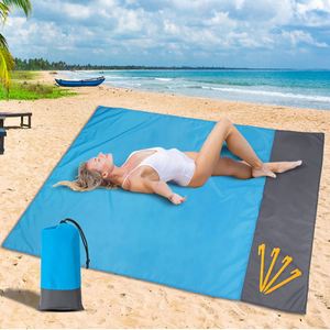 Waterproof Portable Beach Sand Free Camping Mat Travel <b>Picnic</b> <b>Blanket</b> in Pouch - Product Image 1