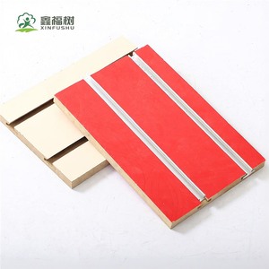 Panneau rainuré fabriqué en Chine, directement de l'usine, 5mm 6mm 8mm 9mm 12mm, panneau MDF grain de bois, MDF mélaminé stratifié - Product Image 2