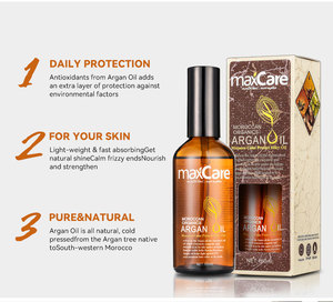 Miglior <span class=keywords><strong>olio</strong></span> <span class=keywords><strong>di</strong></span> Argan marocchino organico siero per la riparazione dei capelli essenziale per capelli danneggiati trattamento dei capelli <span class=keywords><strong>di</strong></span> <span class=keywords><strong>cocco</strong></span> personalizzabile Private Label - Product Image 3