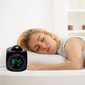 Reloj Despertador Digital con Proyección LED, Pantalla LCD, Función de Snooze, Termómetro con Avisos de Voz - Product Image 5