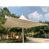 Yunshang meilleur prix auvents étanches parapluies toile tente tourisme cafateria tente