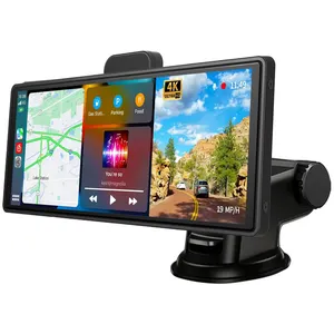 10.26 Inch 4K 3840*2160P Dash Cam Carplay Android Auto Car Dashboard Video Recording WIFI ADAS Loop Record Phone APP Car Dvr