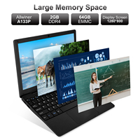 New 10.1 Inch Portable Mini Intel Celeron N4000 CPU Laptop 8GB RAM 128GB SSD 1TB Hard Drive Win11 Wireless Built-In Business