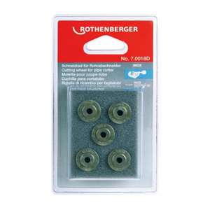 ROTHENBERGER - 070018D Rueda de corte para cortatubos TC 30 inox (5 uds)-EAN 4004625007112 CORTADORES DE TUBOS - Product Image 1