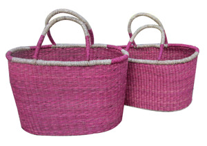 Tốt nhất người bán 2021 Chất lượng cao <span class=keywords><strong>wicker</strong></span> cỏ biển lưu trữ giỏ/Phi giỏ/bolga giỏ - Product Image 2