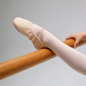 Popolari Scarpette da Ballo <span class=keywords><strong>Comode</strong></span> in Tela con Suola Morbida per Danza Classica da Bambina - Product Image 2