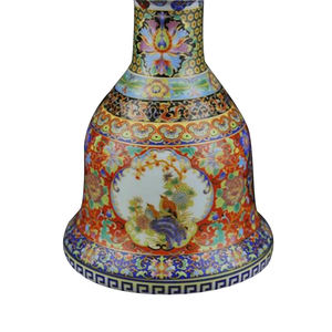 Bougeoir en céramique en porcelaine de la Famille de la <span class=keywords><strong>dynastie</strong></span> <span class=keywords><strong>Qing</strong></span>, Vase d'art de Table, chandelier de décoration de maison - Product Image 3