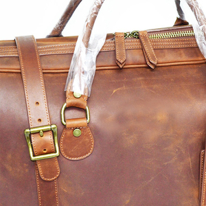 Customize Logo Color <b>Leather</b> Travel Large Capacity Duffle <b>Bag</b> Men's & Women's Travel <b>Bag</b> <b>Overnight</b> Weekender <b>Bag</b> - Product Image 5