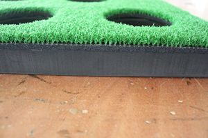 2-on-2 Pong Style Play 12 trous Putting Green Portable <span class=keywords><strong>Golf</strong></span> Putting Mat <span class=keywords><strong>Battle</strong></span> Putt <span class=keywords><strong>Golf</strong></span> Puttt Game - Product Image 2