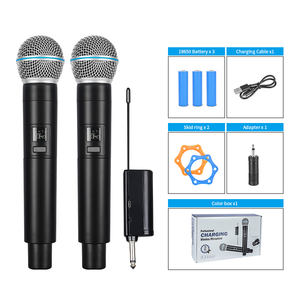 Microphone dynamique sans fil professionnel 2,4 G, nouveau microphone portable pour fête, karaoké, église, spectacle, réunion, chant - Product Image 6