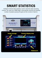 Détecteur de métaux portatif JH-5E Pro avec détection de téléphones portables pour salles d'examen et unités confidentielles