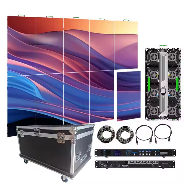 Outdoor Waterproof IP65 Full Color P2.9 P2.6 P3.9 HD 7680Hz Led Screen High Brightness Rental Led Display for Concerts and Stage