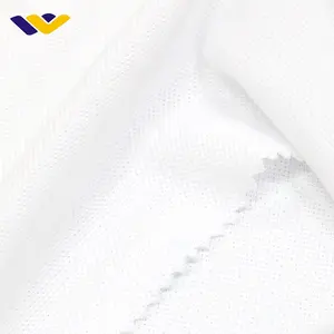 Atacado camisa pólo tecido texturizado térmica 100 algodão de malha de algodão orgânico