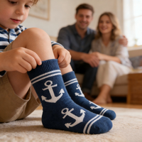 Chaussettes unisexes de haute qualité, fiables, respirantes en coton 3D, élastiques en spandex, sans couture, confortables, écologiques, sans frottement