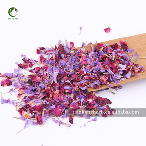 Mezcla Premium <span class=keywords><strong>de</strong></span> Pétalos Secos <span class=keywords><strong>de</strong></span> Nomeolvides y Rosa, Confeti Natural para Bodas, Decoración <span class=keywords><strong>de</strong></span> Mesa - Product Image 1