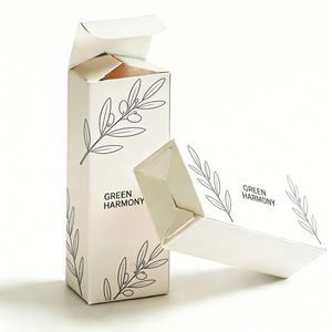 Custom Eco Friendly Recycled Paper Board Folding Rigid Tea <b>Coffee</b> Packaging Self Erecting <b>Box</b> Matt Lamination for <b>Gift</b> Craft - Product Image 4