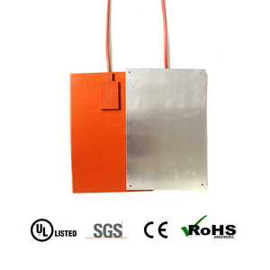 Plaque chauffante en silicone pré-collée en aluminium pour pack de batteries EV LFP, chaleur uniforme sans points chauds, 12V 24V, isolation IP67, UL94 V-0, ignifuge - Product Image 1