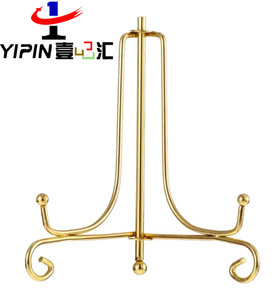 Supports métalliques écologiques modernes <span class=keywords><strong>en</strong></span> argent pour assiettes décoratives, présentoirs de livres, et chevalets élégants <span class=keywords><strong>en</strong></span> argent pour la maison - Product Image 1