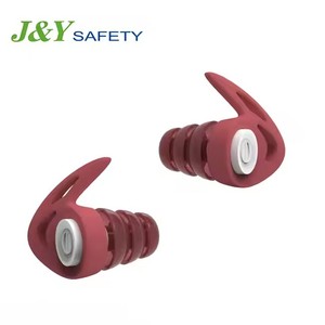Bouchons <span class=keywords><strong>d</strong></span>'oreilles en silicone réutilisables J&Y personnalisés, SNR 26 dB, réduction du bruit <span class=keywords><strong>pour</strong></span> <span class=keywords><strong>le</strong></span> sommeil, bouchons <span class=keywords><strong>d</strong></span>'oreilles OEM - Product Image 1