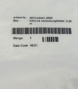 สายเชื่อมต่อ B&R X67CA0X01.0002 X2X ความยาว 0.25 ม. M12 - ของใหม่ - Product Image 3
