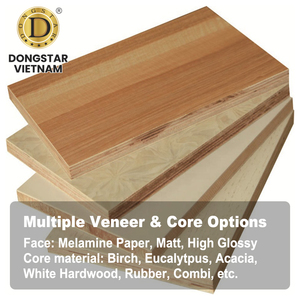 Contrachapado de Melamina de Vietnam con Núcleo de Acacia, Núcleo Combinado, Núcleo de Eucalipto, Lámina de Contrachapado con Pegamento WBP - Product Image 4
