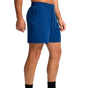 Shorts de sport pour homme personnalisés, légers, séchage rapide, pour la course à pied et la gym, avec ceinture élastique et poche zippée, fabrication OEM sous marque privée - Product Image 2
