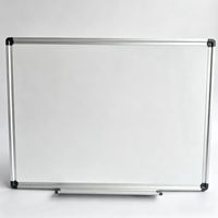 Tableau blanc magnétique mural effaçable à sec avec support latéral pour stylos, en carton, pour bureau, école, salle de réunion