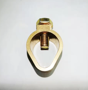 Abrazadera de varilla de tierra de aleación de cobre tipo bellota con conector de varilla de puesta a tierra con perno para puesta a tierra eléctrica y protección contra rayos - Product Image 3