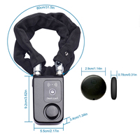 Antivol intelligent en acier pour vélo avec contrôle par téléphone, compatible AirTag et iOS Find My, alarme antivol, étanche, pour le cyclisme