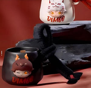 DIMOO no puede dormir esta noche. La serie de espíritus zorro y perros de tres cabezas del infierno están decorados con velas perfumadas. - Product Image 4