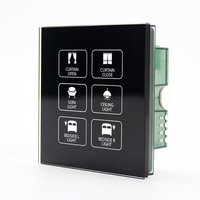 Interruptor de Pared Inteligente Zigbee con Panel de Escenas, Aplicación Tuya, Función de Temporizador, Compatible con Alexa y Google